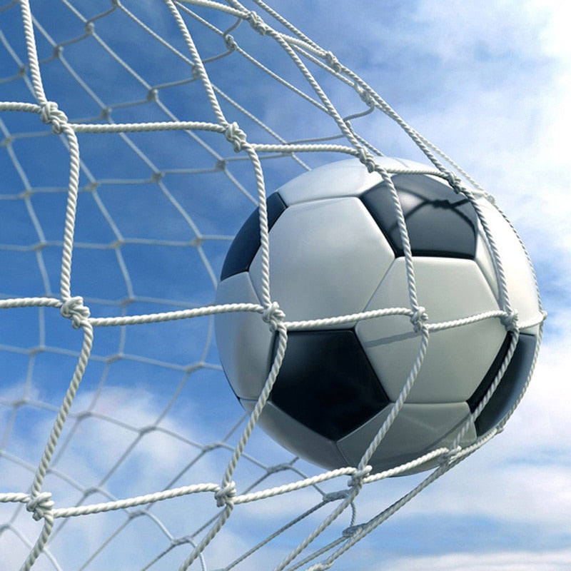 Full Size Football Net for Soccer Ball Goal Post Junior Sports Training Football Outdoor Games