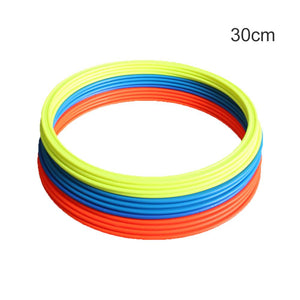 Open image in slideshow, 5/15pcs Durable Agility Training Rings Hit Color Football Soccer Speed Training Equipment
