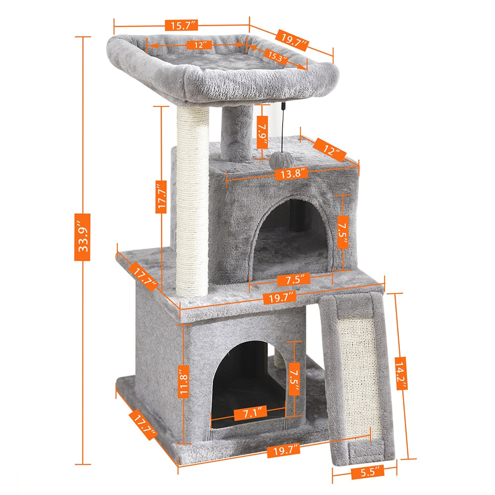 9 Kind Cat Toy Scratching Post for Training Condo