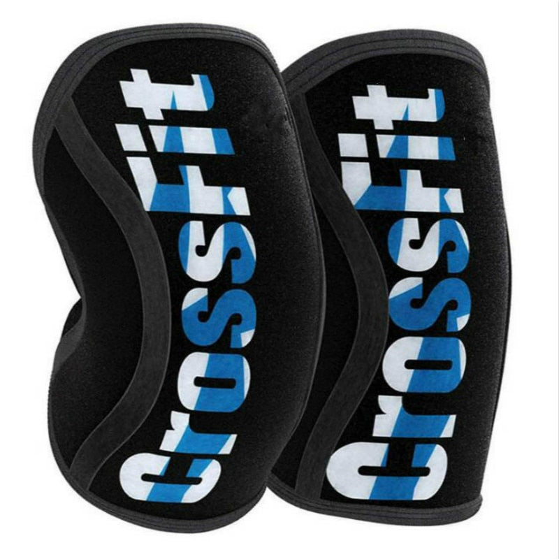 7mm Weightlifting CrossFit Powerlifting(2 pieces) Strongman knee compression sleeve
