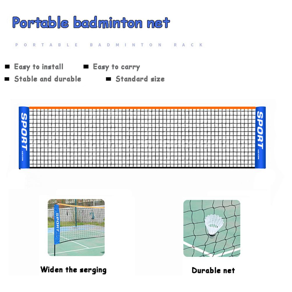 3.1/4.1/5.1/6.1M Portable Badminton Easy Setup Volleyball Net