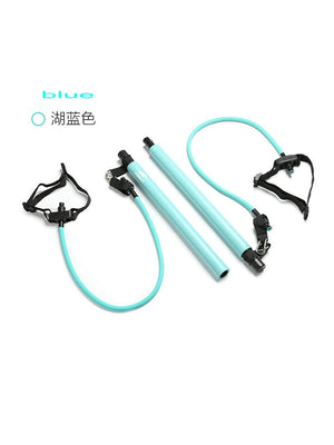 Open image in slideshow, Pilates Exercise Stick Fitness Yoga Bar Crossfit Resistance Bands Trainer Pull Rods Pull Rope Home Gym Body Workout Building
