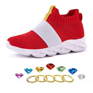 Open image in slideshow, Sonic Shoes For Boys Kids Sonic Zapatillas  Red  For Kids Boys Girls Games Shoes
