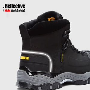 LARNMERM Safety Shoes Work Shoes Steel Toe
