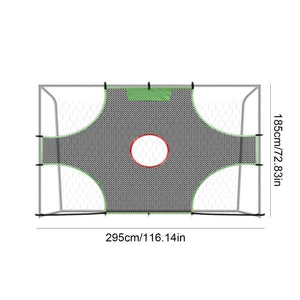 Open image in slideshow, Football Target Net 1/3/5 Hole Detachable Soccer Goal Training Shooting Practice Equipment For Kids Adults
