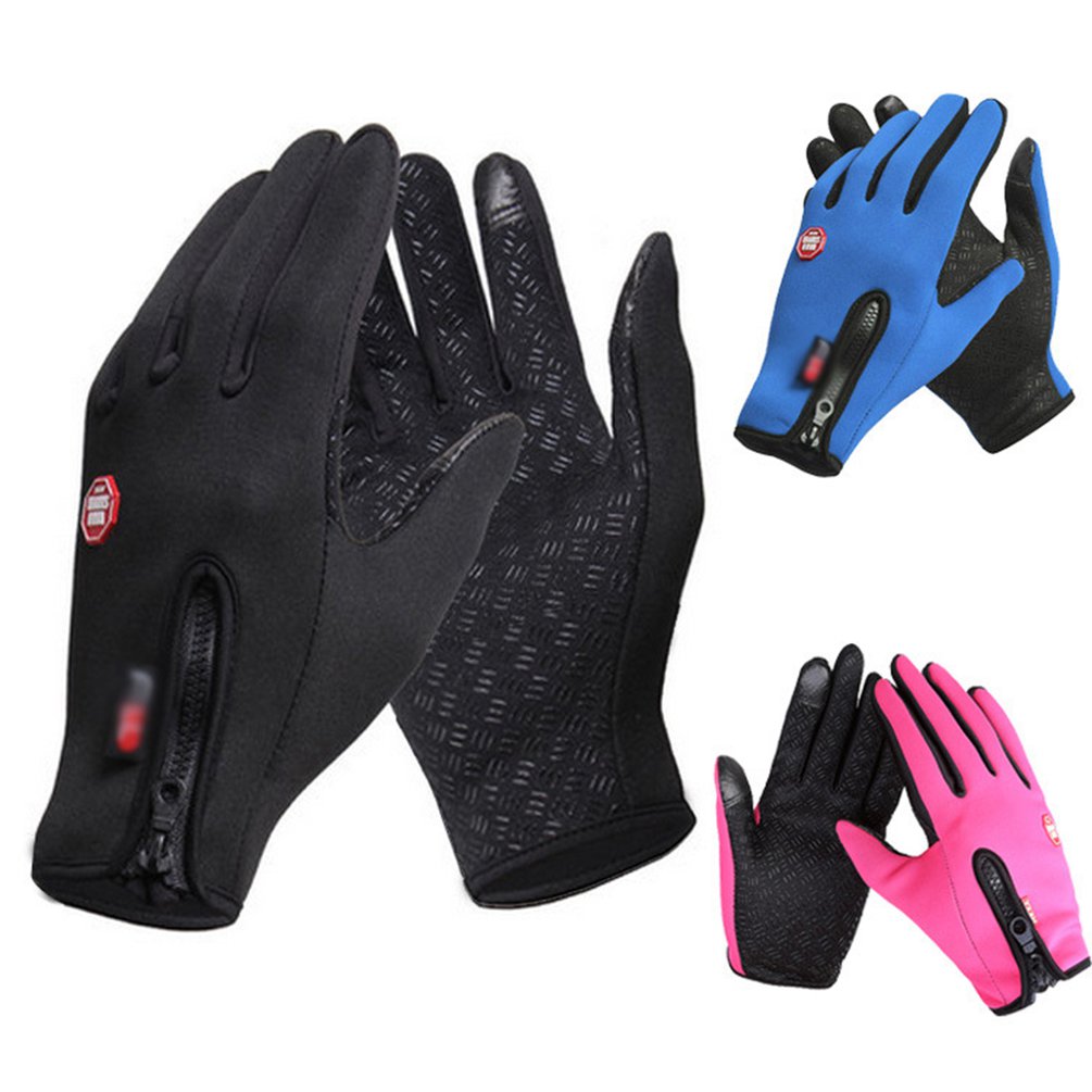 Unisex Touchscreen Winter Thermal Warm Cycling Bike Ski Outdoor Camping Hiking Motorcycle Gloves