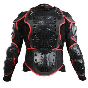 Motorcycle Full Body Armor Jacket Spine Chest Protection Gear