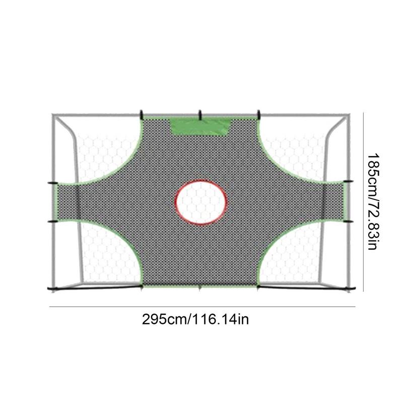 Football Target Net 1/3/5 Hole Detachable Soccer Goal Training Shooting Practice Equipment For Kids Adults