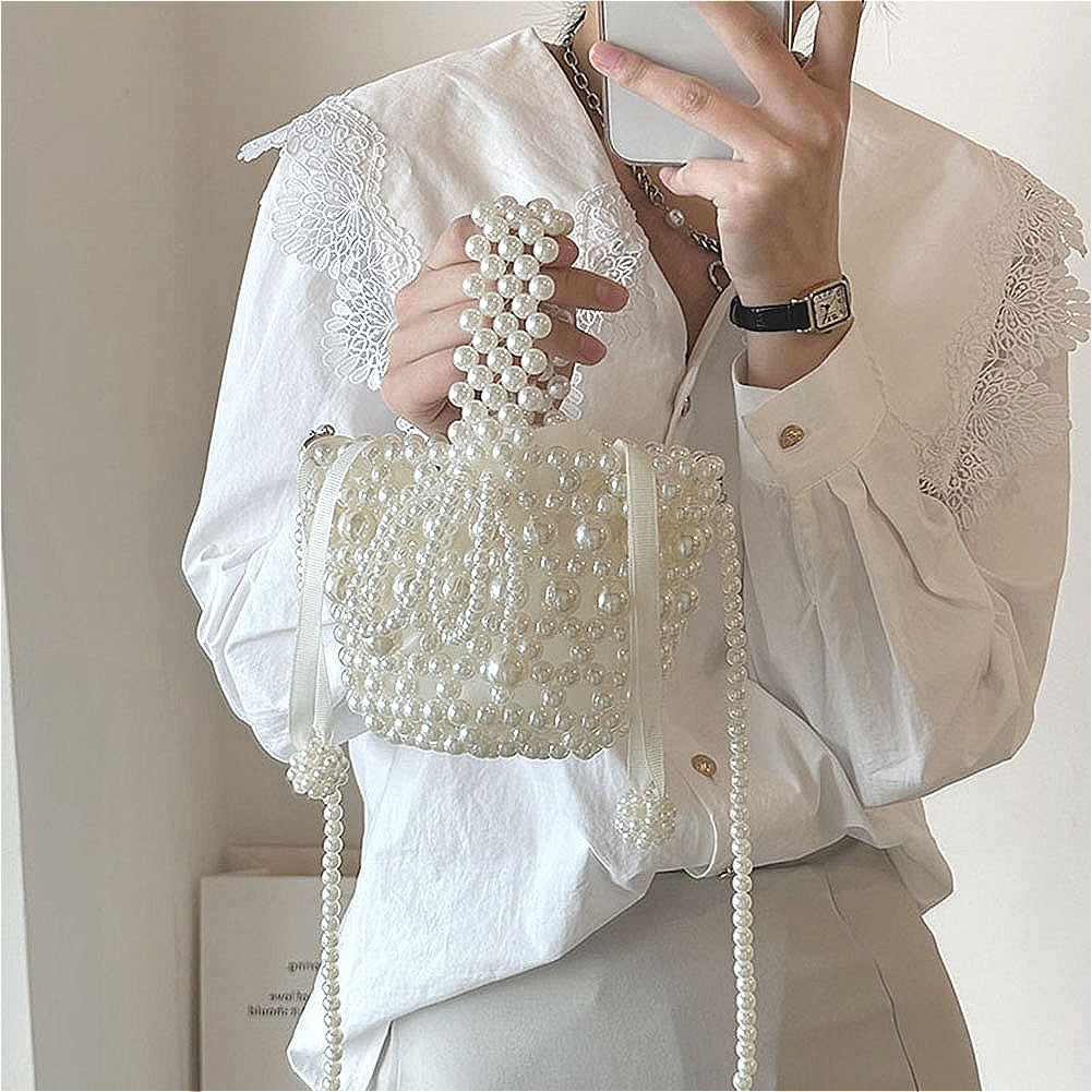 Luxury Mini Pearl Elegant Clutch Purse Mini Bags