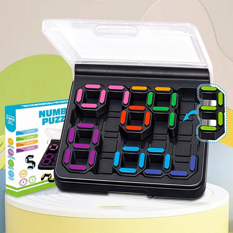 Digital Maze Puzzle Toy Early Educational Childrens Number Maze Sliding Puzzle