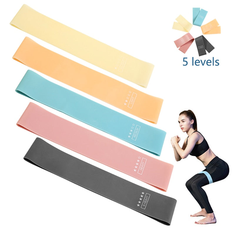Resistance Bands Fitness Gum Exercise Gym Strength Workout Elastic Bands For Fitness Mini Yoga Crossfit Training Equipment