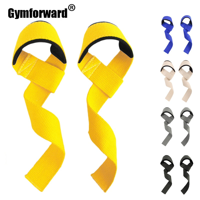 Bodybuilding Strap Gym Dumbbell Workout Weights Lifting Straps Crossfit Fitness Equipment Wrist Wrap Lift Exercise Training Wrap