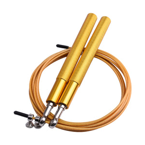 Open image in slideshow, Bearing Skipping Rope Jump Crossfit Men Women Workout Equipment Steel Excercise Fitness Karate Boxing Training
