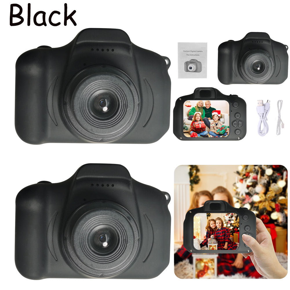 USB Children Camera 2.0inch IPS Screen Mini HD 1080P Toddler Volume Adjustment 400mAh Educational Toys Unisex for Outing