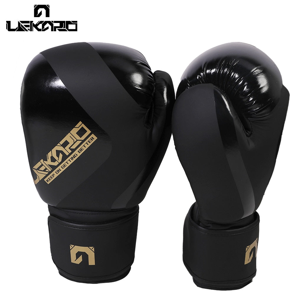 Lekaro 12oz Fighting Boxing Gloves Men's Women's Empty Gloves Free Breathable Training Equipment