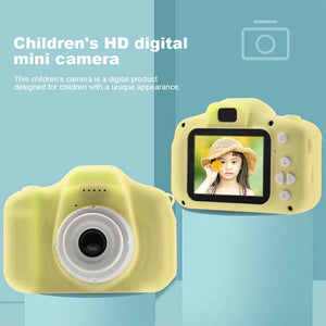 HD Children Kids Camera USB Charging 2 Inch IPS Screen Digital Camera Educational Toys SLR Camera Dual Lens with 32G Memory Card