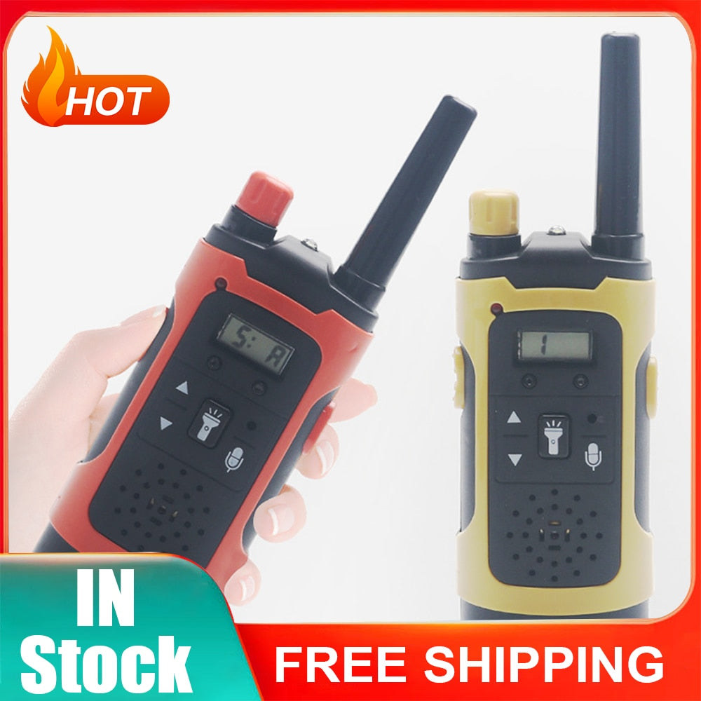 Walkie Talkies For Kids 300M Long Range Two Way Radios For Family Outdoor Adventure Game Voice Interphone Toy Children Gift