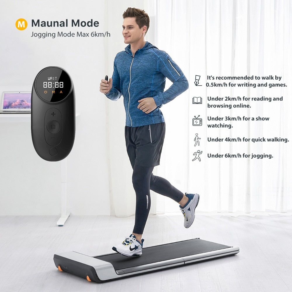 WalkingPad P1 Thin Folding Electric Treadmill Foldable Walking Pad Remote/APP Control Cinta De Correr treadmil Fitness for Home