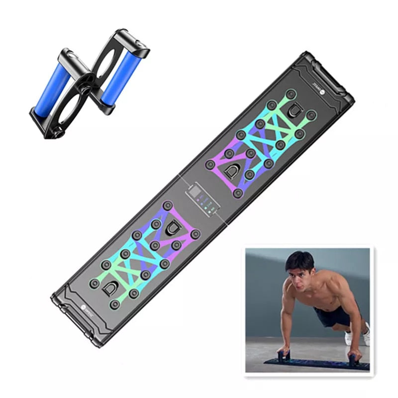 Counting Push Up Board Abdominal Muscles Training Pectoral Workout Exercise Fitness Equipment Home Gym Push-Up Boards