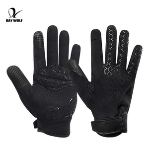 Open image in slideshow, DAY WOLF MTB Cycling Gloves Men Full Finger Women Breathable Sport Fitness Workout Gloves Touch Screen Gym Grip
