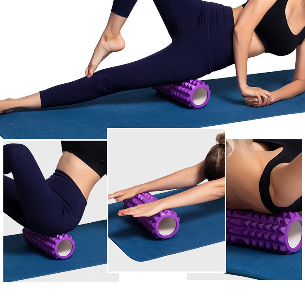 26cm Yoga Column Gym Fitness Pilates Foam Massage Roller Yoga Brick Home Fitness Equipment