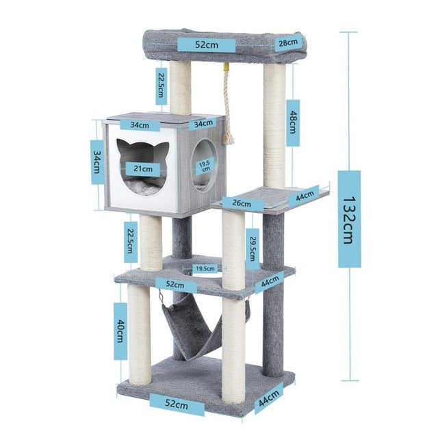 Speedy Pet Multifunctional Chair Creative Cube House with Scratching Pad - ontopoftheworldstore-888