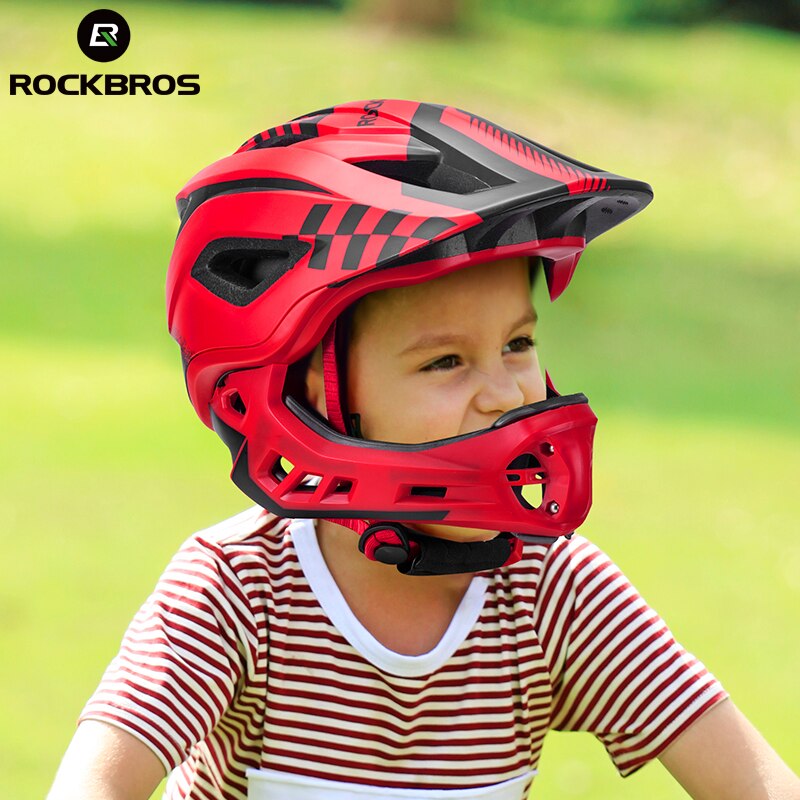 ROCKBROS Full Covered Child Bicycle Helmets EPS Sport Safety Hats - ontopoftheworldstore-888