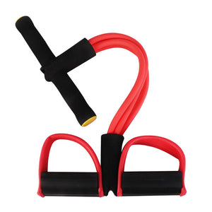 TPE Puller Pedal Ankle Abdominal Exerciser Sit-up Pull Rope Expander Elastic Bands