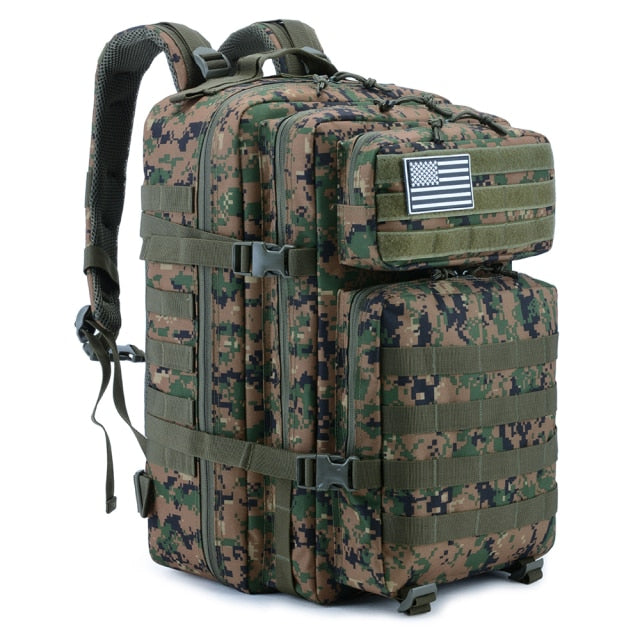50L Man/Women Hiking Trekking Bag Military Tactical Outdoor Travel Camping Backpack